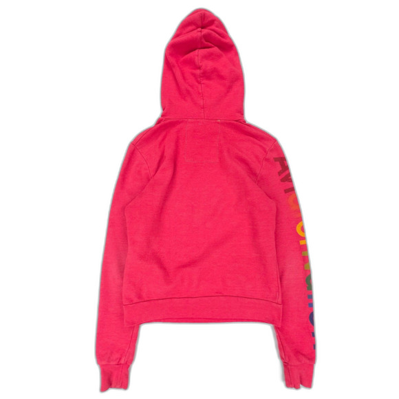 AVIATOR NATION Relaxed Pullover Hoodie Fleece Sweatshirt Athleisure Lounge Red - Picture 8 of 11